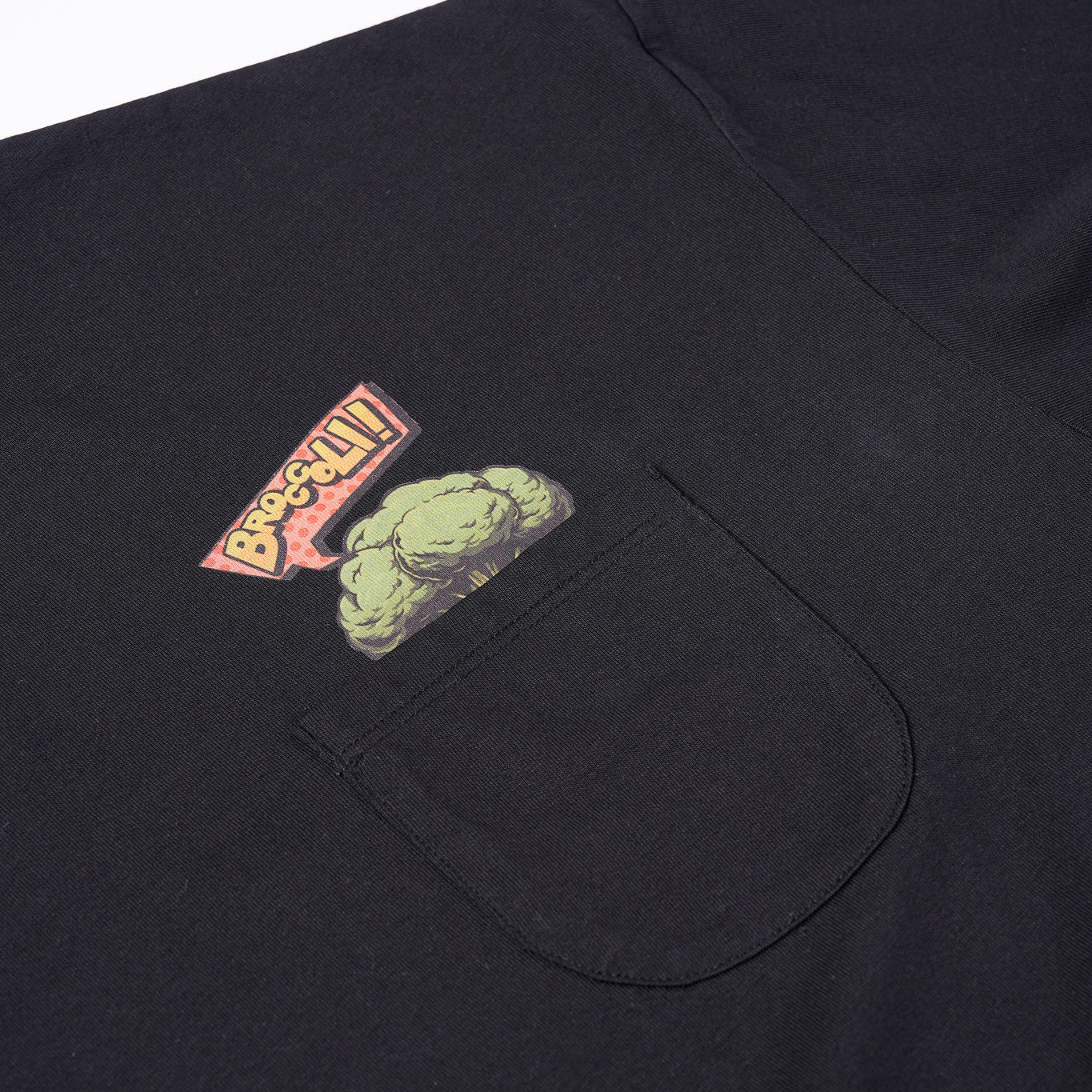 Broccoli Logo Long Sleeve Tee Black